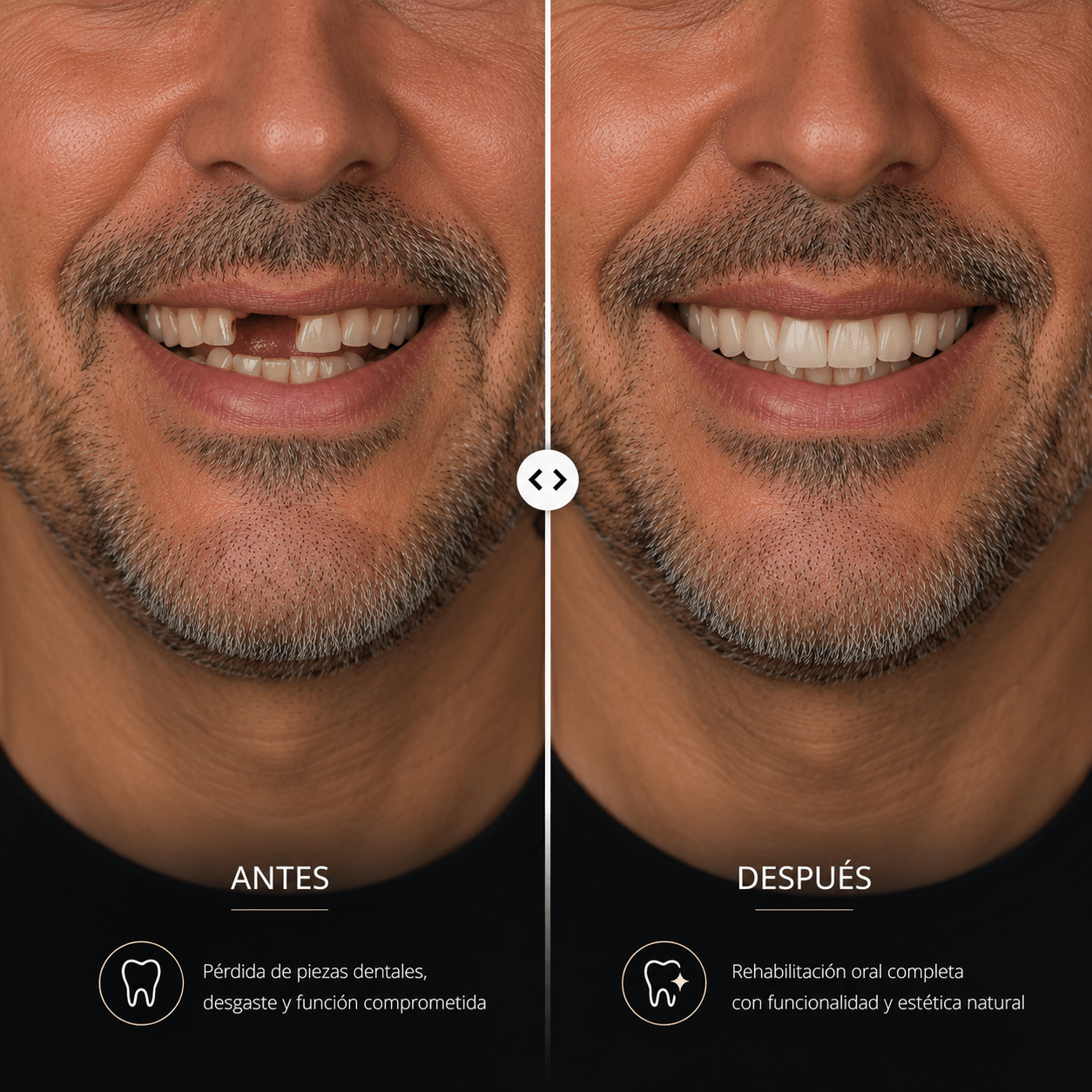 Paciente de implantes dentales